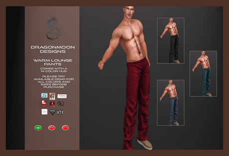 Second Life Marketplace - [DD] Warm Lounge Pants